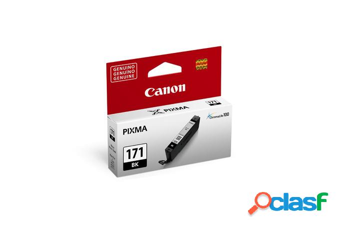Cartucho Canon CLI-171 Negro, 1105 Páginas