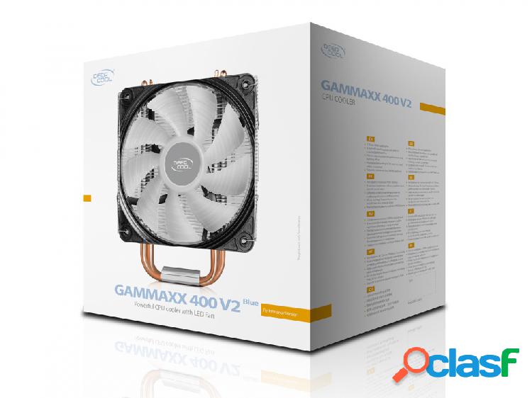 Disipador CPU DeepCool GAMMAXX 400 V2 LED Azul, 120mm, 500 -