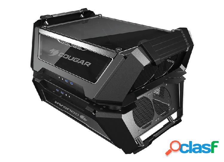 Gabinete Cougar Gemini X con Ventana, Dual Tower,