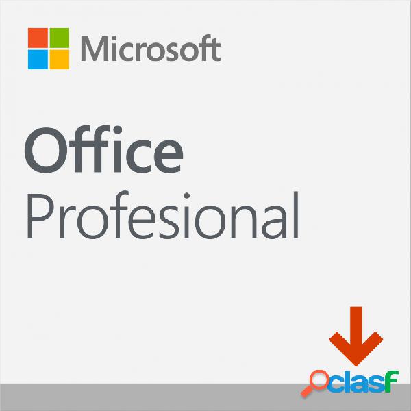 Microsoft Office Profesional 2019, 1PC, Plurilingüe,