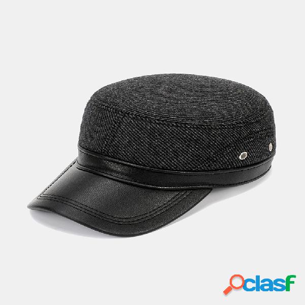 Terciopelo para hombre al aire libre Plano informal Sombrero