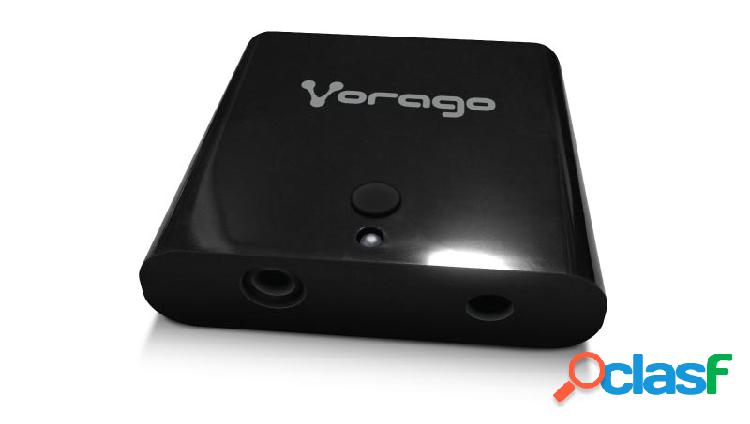 Vorago Adaptador de Audio Bluetooth BTA-200, 3.5mm, Negro