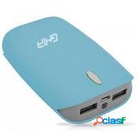 Cargador Portátil Ghia Power Bank Volta, 7500 mAh, Azul