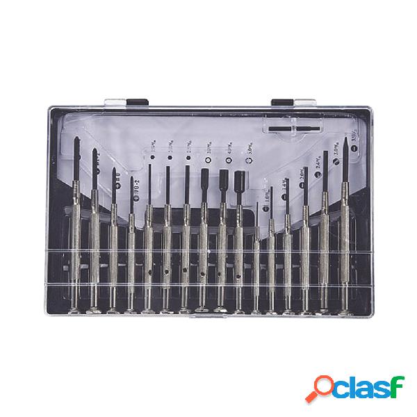 Epcom Juego de Desarmadores EP-16, 16 Piezas, Negro/Plata