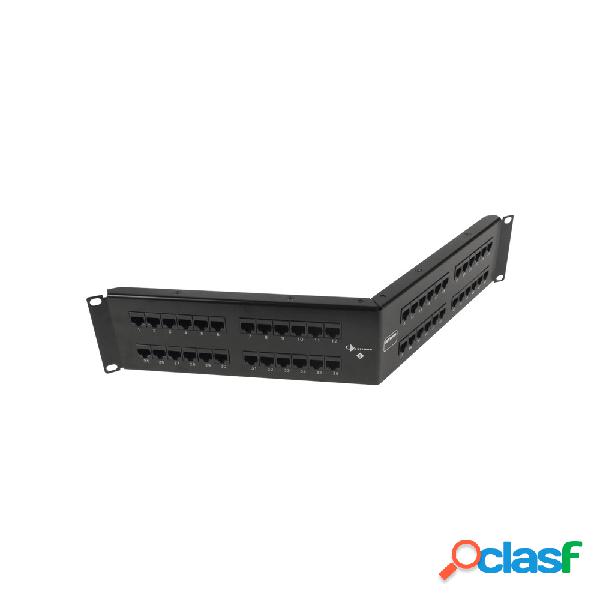 Siemon Panel de Parcheo UTP de 48 Puertos RJ-45, Negro