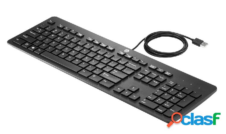 Teclado HP USB Business Slim Keyboard, Alámbrico, USB,