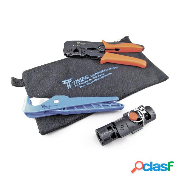 Times Microwave Kit de Herramientas para Instalar Conectores