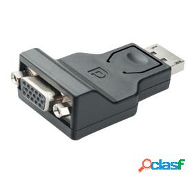 X-Case Adaptador DisplayPort 1.1-Macho - VGA Hembra, Negro