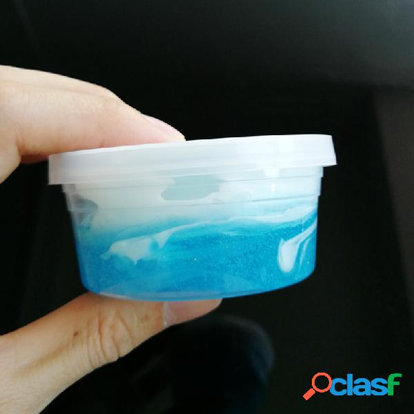 120ML Sea Wave DIY Estilo Fluffy Slime Modelado de luz