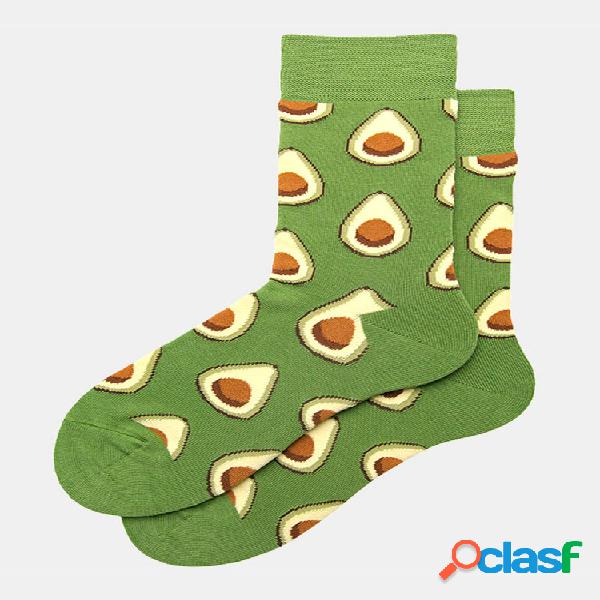 Calcetines Calcetines de tubo para mujer Verde Aguacate