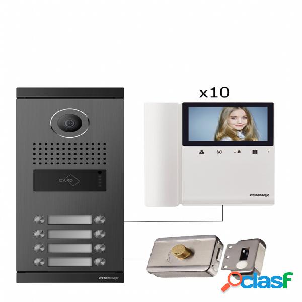 Commax Videoportero CDV-43K2, Monitor 4.3", Altavoz,