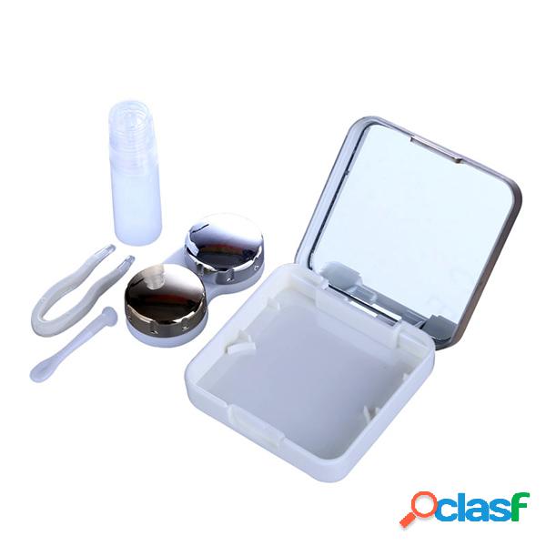 Kit de estuches para lentes de contacto portátiles