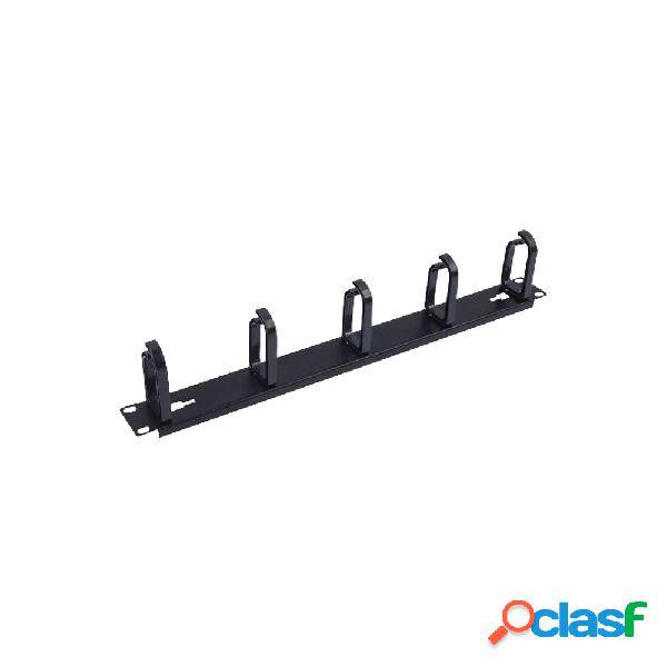 LinkedPRO Organizador de Cables 19", 1U, Negro