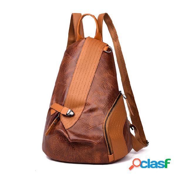 Mujer Mochila de viaje casual de gran capacidad