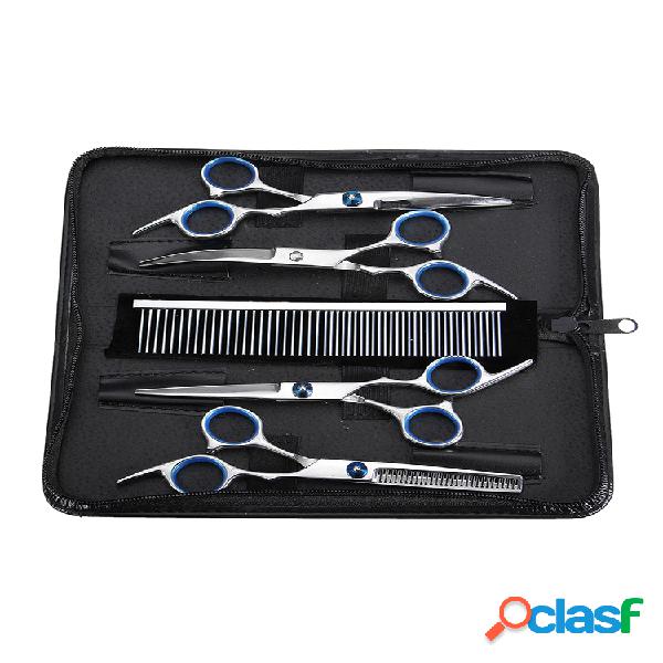 Tijeras de peluquería de acero inoxidable para mascotas