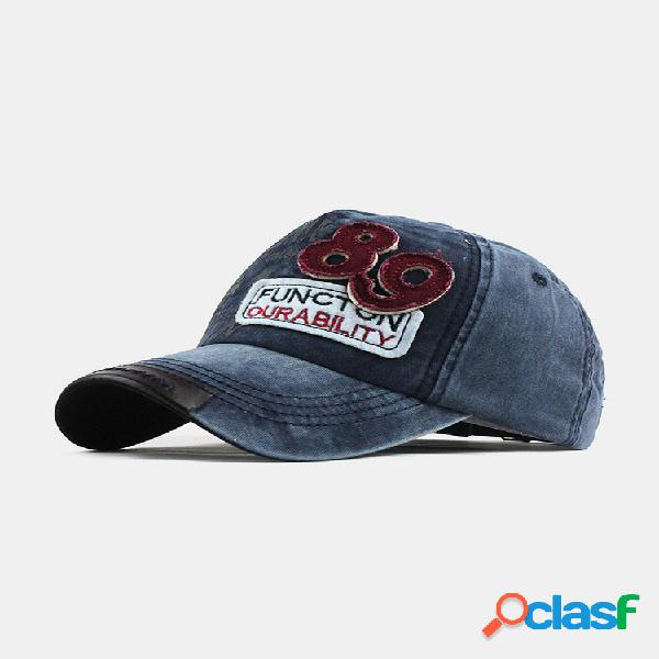 Unisex Fashion Casual Soft Gorra bordada con letras