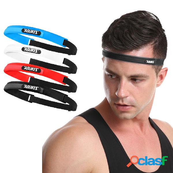 Yoga Silicona Diadema Aptitud Sports Elastic Sweatband al