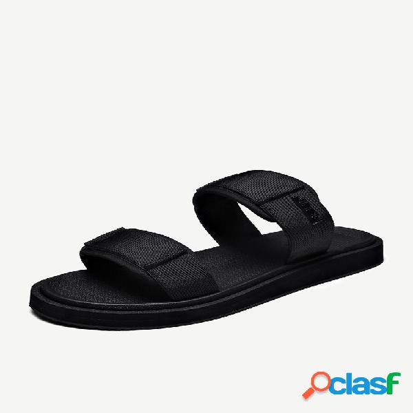 Zapatos informales con punta abierta para hombre Playa Slide