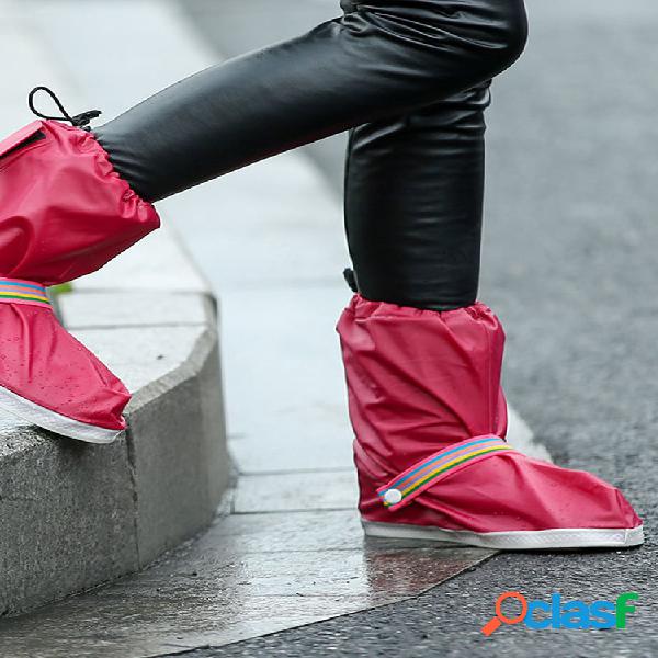 4 colores Impermeable Hombre Mujer Rain Botas Funda