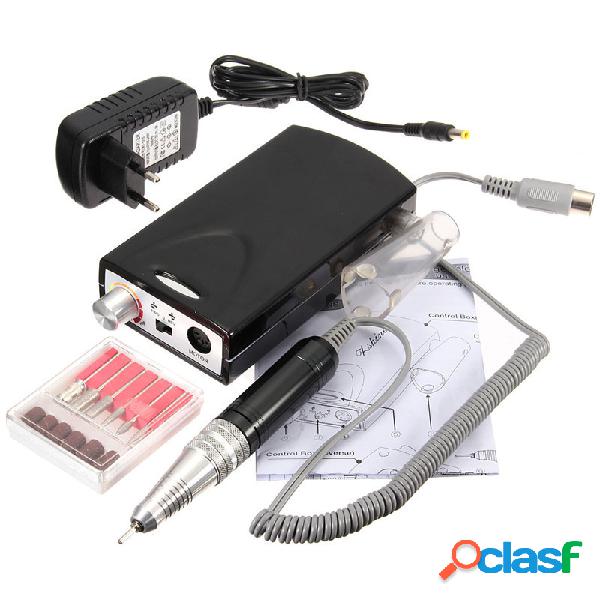 Acrilico Nail Art Máquina de Taladro Kit Set Manicura