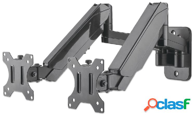 Manhattan Soporte de Pared 2 Monitores 17" - 32", hasta 8Kg,