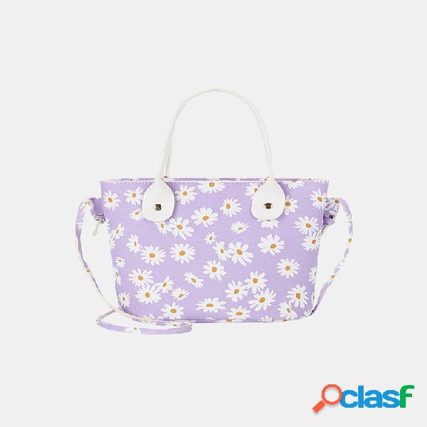 Mujer Daisy Bucket Bolsa Satchel Bolsa Crossbody Bolsa