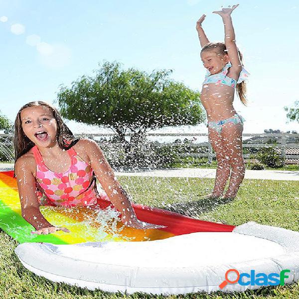 Surf Water Slide Mat césped para niños Verano Piscina