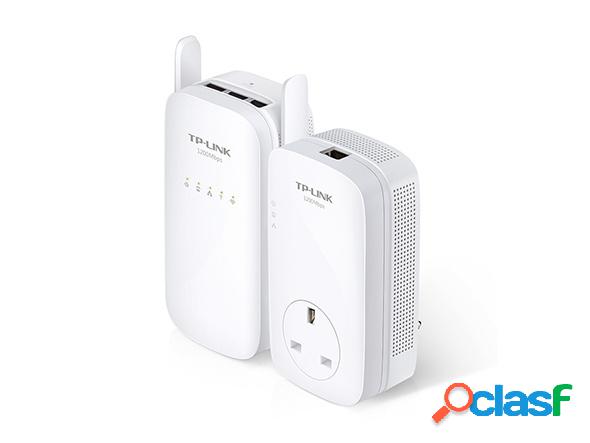 TP-Link Kit de Adaptadores Powerline AV1200 Wi-Fi AC, 3x