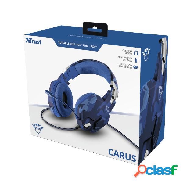 Trust Audífonos Gamer GXT 322B Carus para PS4/PS5/Xbox,