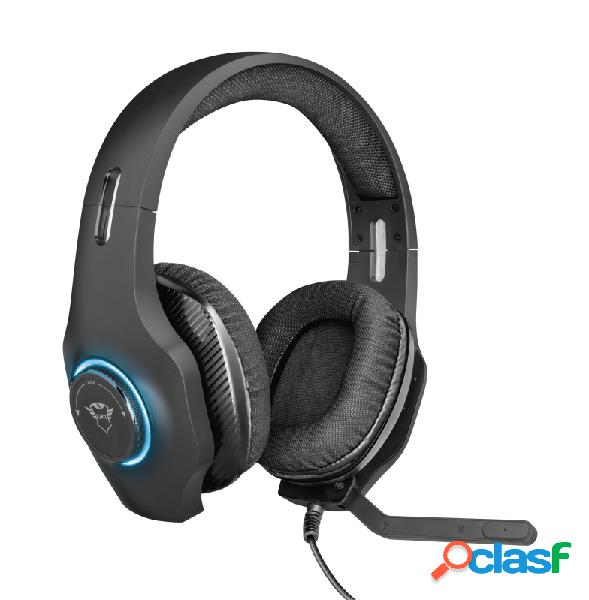 Trust Audífonos Gamer GXT 455 Torus RGB para PC,