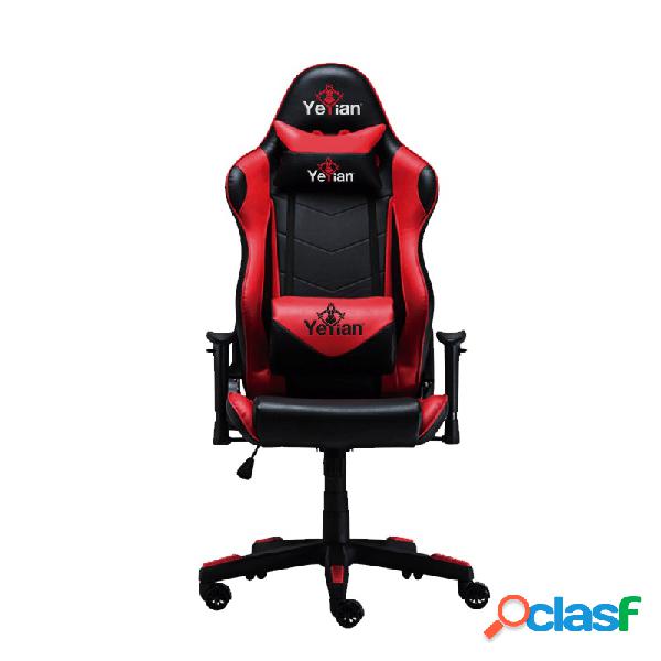 Yeyian Silla Gamer Cadira 1150, hasta 150Kg, Negro/Rojo