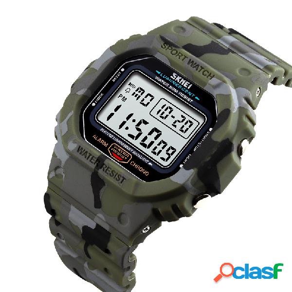 militar Cronómetro Alarma Impermeable Reloj deportivo a