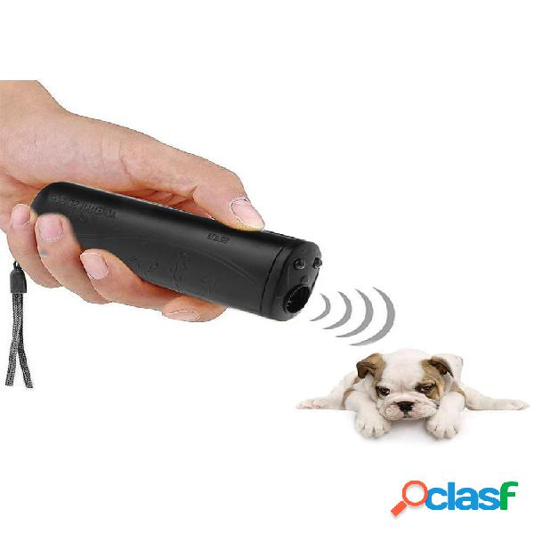 3 en 1 Anti Barking Stop Bark Ultrasonic Pet Perro