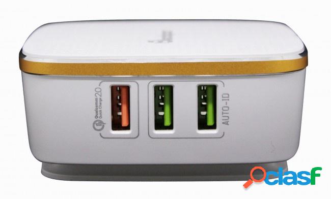 Blackpcs Cargador de Pared ESH014-W, 5V, 6 Puertos USB 2.0,