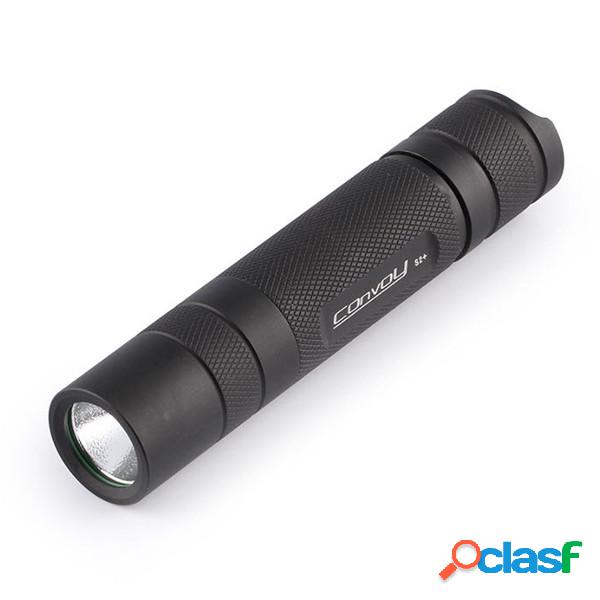 Convoy S2 + Negro L2 7135x8 3 / 5mode EDC LED Linterna 18650