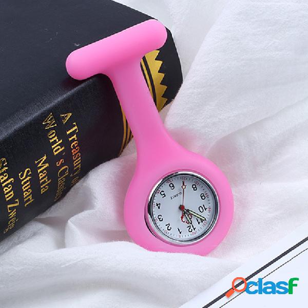 Cute Nurse Watches Environmental Silicona Cierre plegable