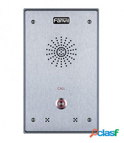 Fanvil Interfon I12-N-01P, Altavoz, Alámbrico, Plata