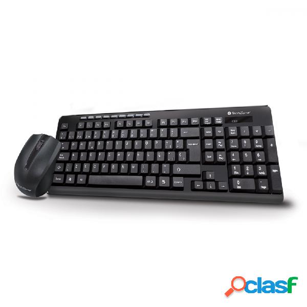 Kit de Teclado y Mouse Techzone TZ16COMB01-INA, RF