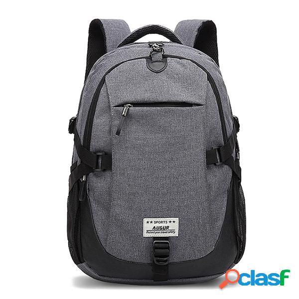 Mochila casual impermeable del bolso del ordenador portátil