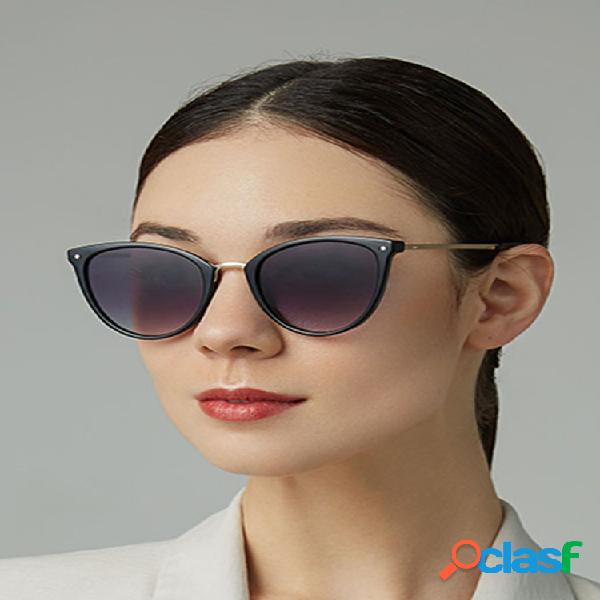 Mujer Casual Fashion Metal Full Frame Plus Talla UV Gafas de