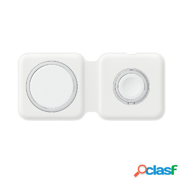 Apple Cargador Inalámbrico MagSafe Duo Charger, 9V, USB C,
