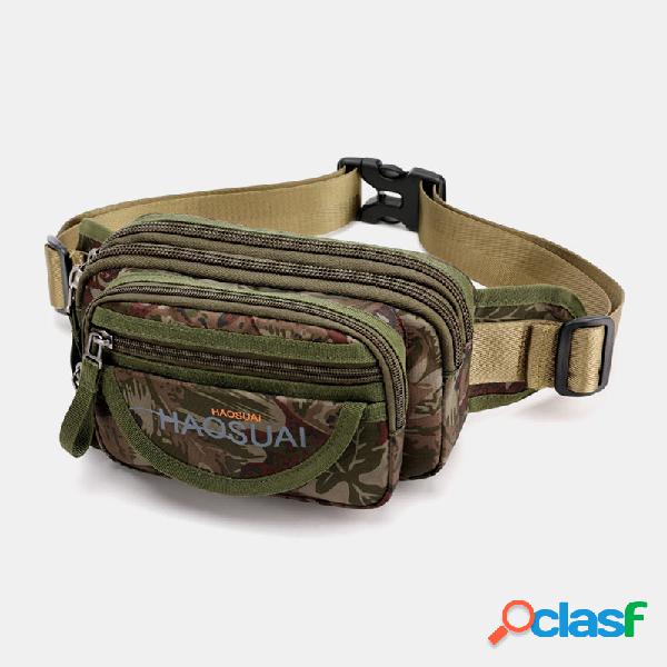 Hombres Impermeable Camuflaje multibolsillos al aire libre