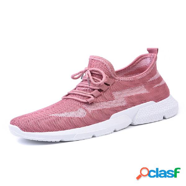 Mujer Soft Zapatillas de running de malla transpirable con