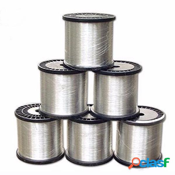 1m / 40inch DIY 900 925 alambre de plata esterlina Wire Bead