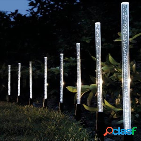 8 PCS Solar Luces de potencia Bubble White luz LED al aire