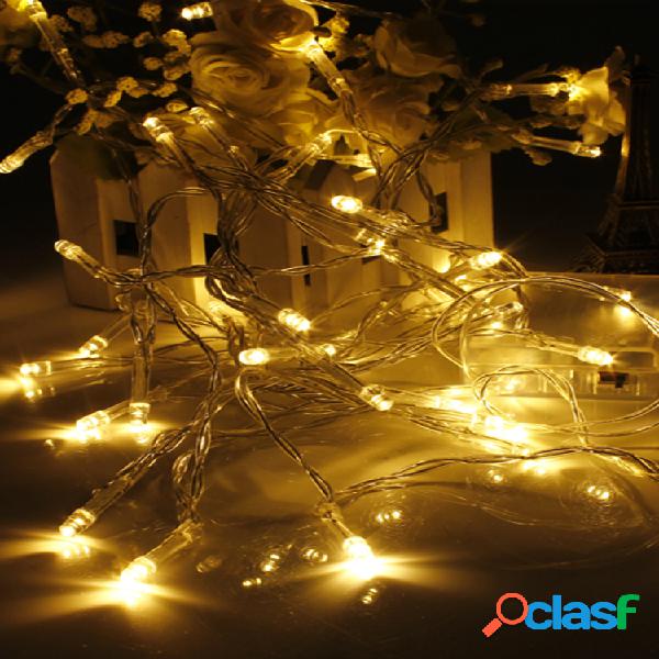 Funciona con pilas Mini 10 LED String Fairy Light Fiesta de