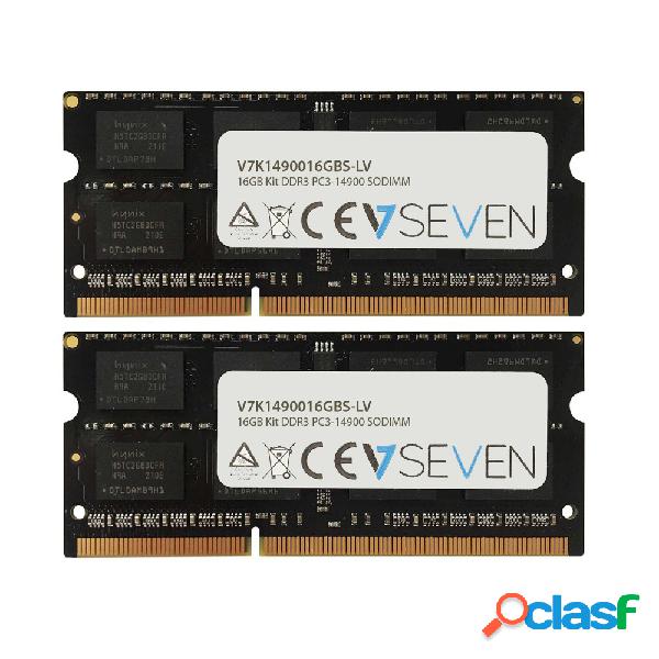 Kit Memoria RAM V7 V7K1490016GBS-LV DDR3, 1866MHz, 16GB (2x