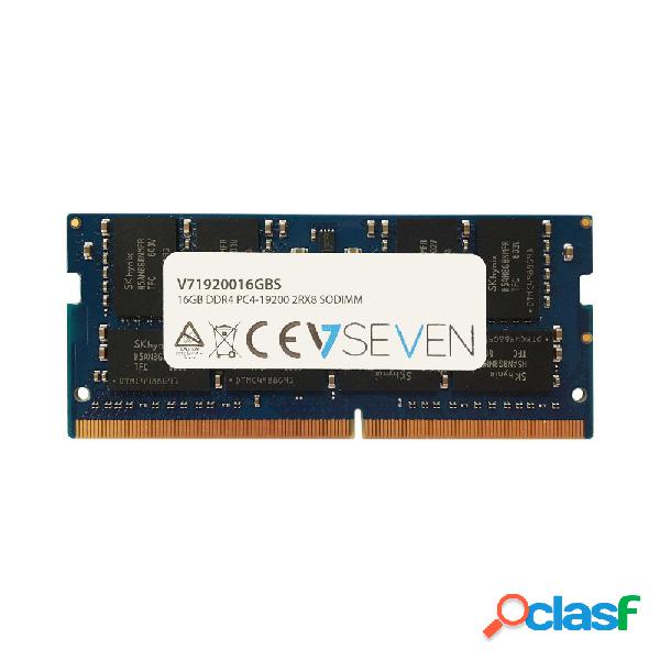 Memoria RAM V7 V7192004GBS DDR4, 2400MHz, 16GB, Non-ECC,