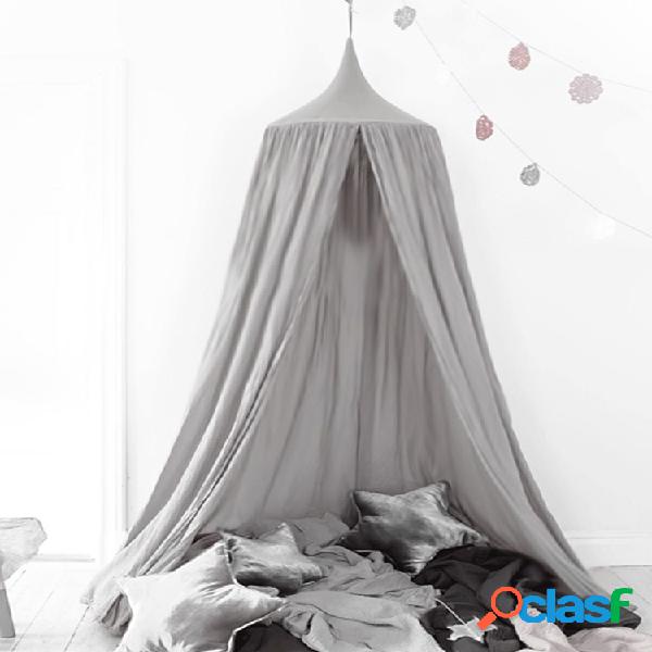 Red de cama con dosel de 240 cm, mosquitera, ropa de cama
