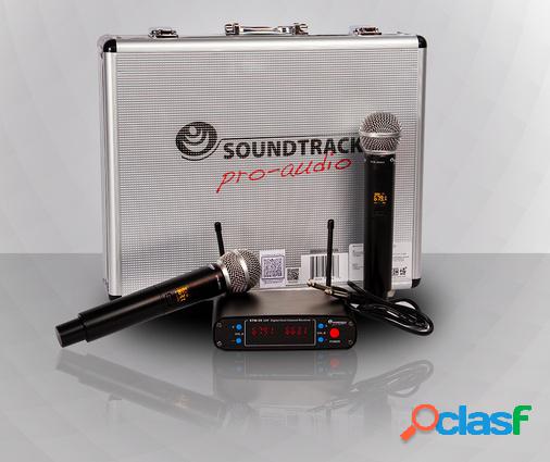 Soundtrack Kit Micrófonos STW-29HU2, Inalámbrico, 90dB